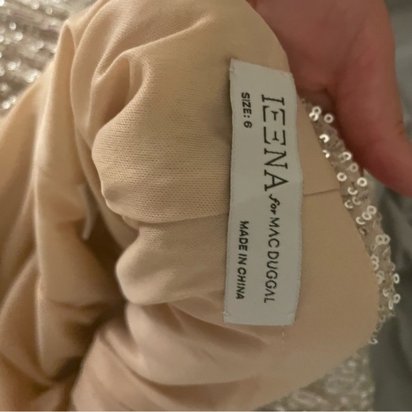 Leena for mac duggal one-shoulder sequin gown - Picture 4 of 6